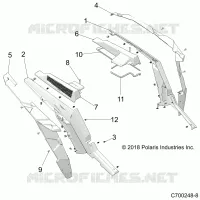 GARDE BOUE ARRIERES AND BEZELS- Z20N4E92AL/AR/BL/BR (C700248-8)
