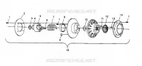 EMBRAYAGE DE TRANSMISSION WIDETRAK LX 0962064 AND EUROPEAN WIDETRAK LX E962064 (4931643164C002)