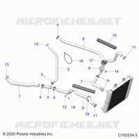 ENGINE, SYSTÃˆME DE REFROIDISSEMENT, HOSES