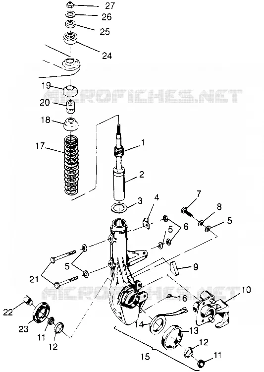JAMBE DE FORCE AVANT XPLORER 300 W969130 (4935903590B005)