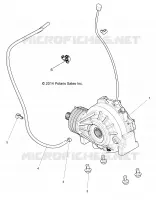 SYSTÈME DE TRANSMISSION, FRONT SUPPORT PONT