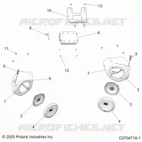 ELECTRICITE, AUDIO, SPEAKERS, RIDE COMMAND -Z22ASK99A4/B4 (C0704716-1)