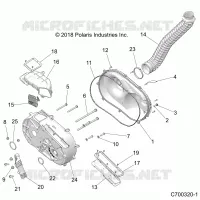 SYSTÃˆME DE TRANSMISSION, CLUTCH COVER AND DUCTING