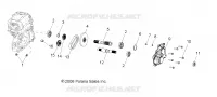 SYSTÈME DE TRANSMISSION, PONT PRINCIPAL OUTPUT SHAFT
