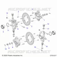 SUSPENSION AVANT HUB