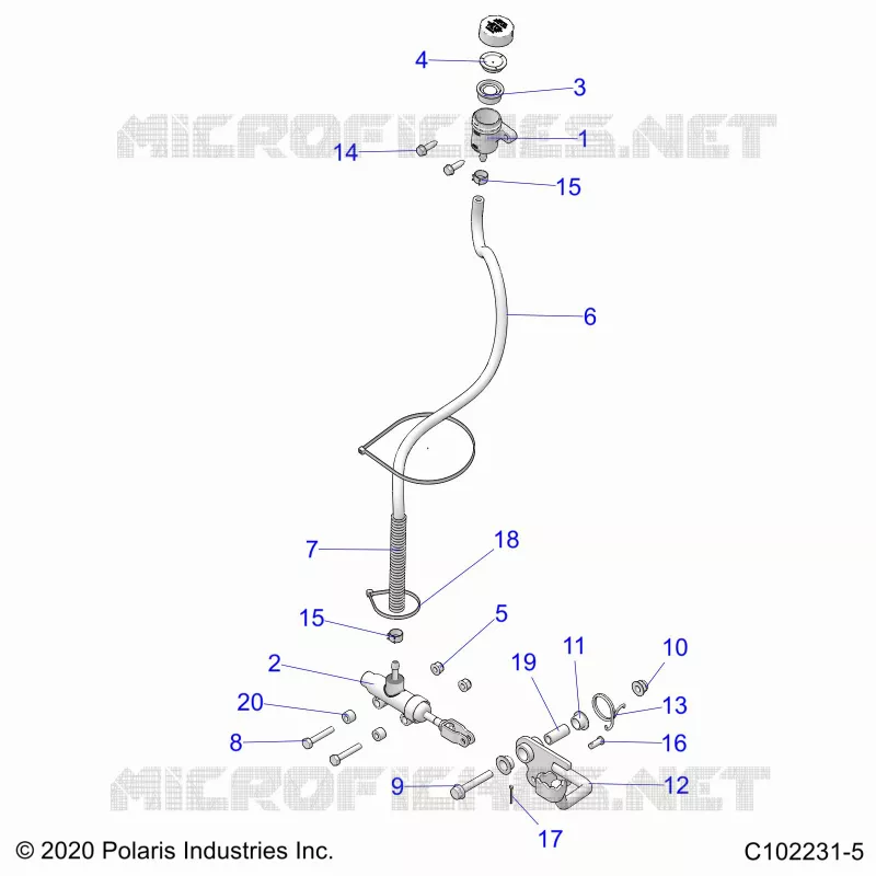 BRAKES, BRAKE PEDAL AND MAITRE CYLINDRE