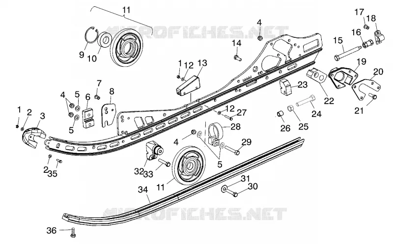 FIXATION RAIL (M-10)