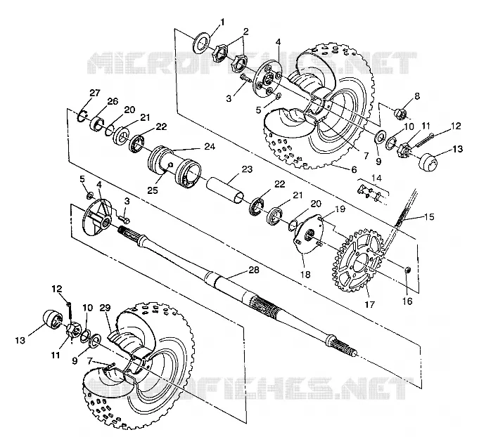 PONT ARRIERE 4X4 350L W938139 (4924052405030A)