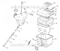 RESERVOIR D'HUILE/BOITE A AIR 700 RMK 0970966, 700 SKS 0970566 AND EUROPEAN 700 SKS E970 (4938573857C005)