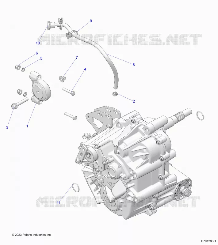 SYSTÃˆME DE TRANSMISSION, MAIN GEARCASE MOUNTING