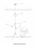 MOTEUR, CARBURATEUR BRACKET