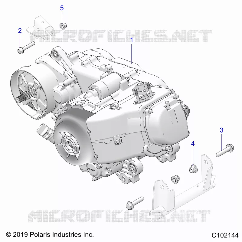 MOTEUR, MOTEUR AND TRANSMSSION MOUNTING