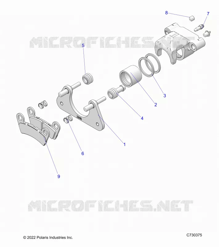 BRAKES, ETRIER DE FREIN ARRIERE
