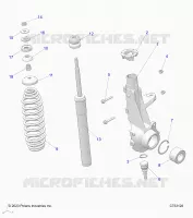 SUSPENSION, JAMBE DE FORCE AVANT