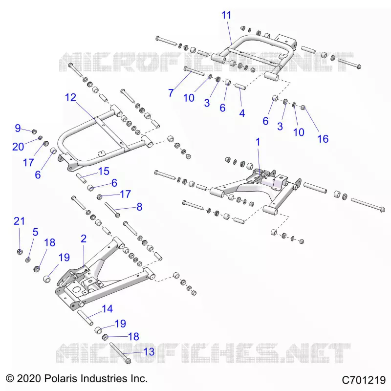 SUSPENSION ARRIERE CONTROL ARMS