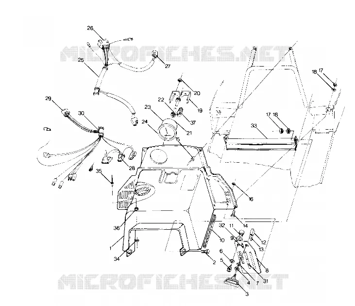CONSOLE ET EQUIPEMENT ELECTRIQUE STARTRAK (4914141414009A)