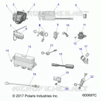ELECTRICITE, SWITCHES, SENSORS AND COMPONENTS