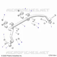 SUSPENSION, REAR BARRE STABILISATRICE