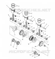 PISTON ET VILEBREQUIN XLT/0930767,XLT SP/0930667    XLT SKS/0930567 (4923012301035A)