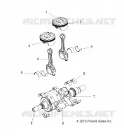 MOTEUR, VILEBREQUIN AND PISTON
