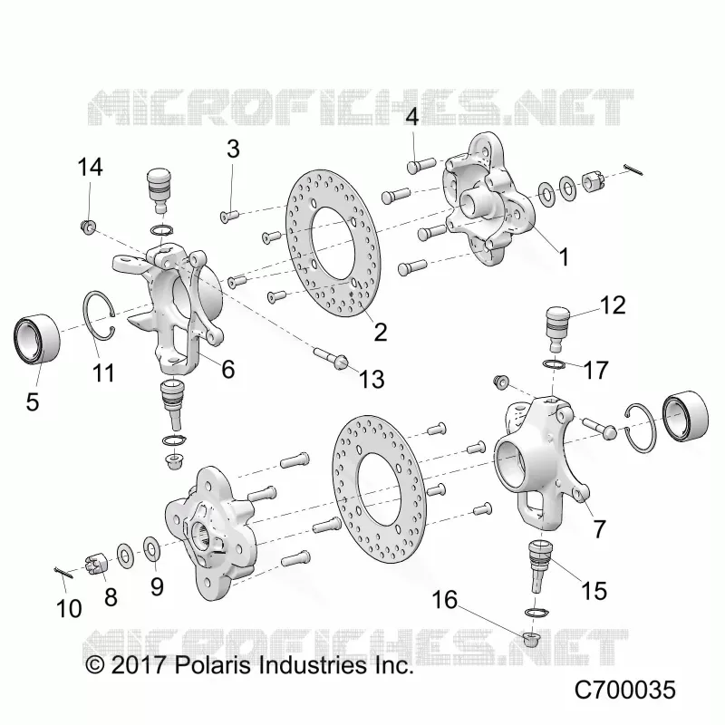 SUSPENSION AVANT HUB