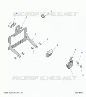 ELECTRICITE, HORN AND LICENSE PLATE LIGHT