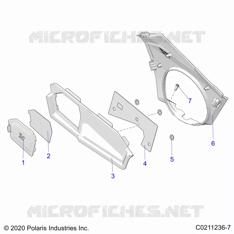 BODY, CLOSE OFF PANEL and ACCESS PANEL