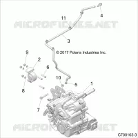SYSTÃˆME DE TRANSMISSION, MAIN GEARCASE MOUNTING