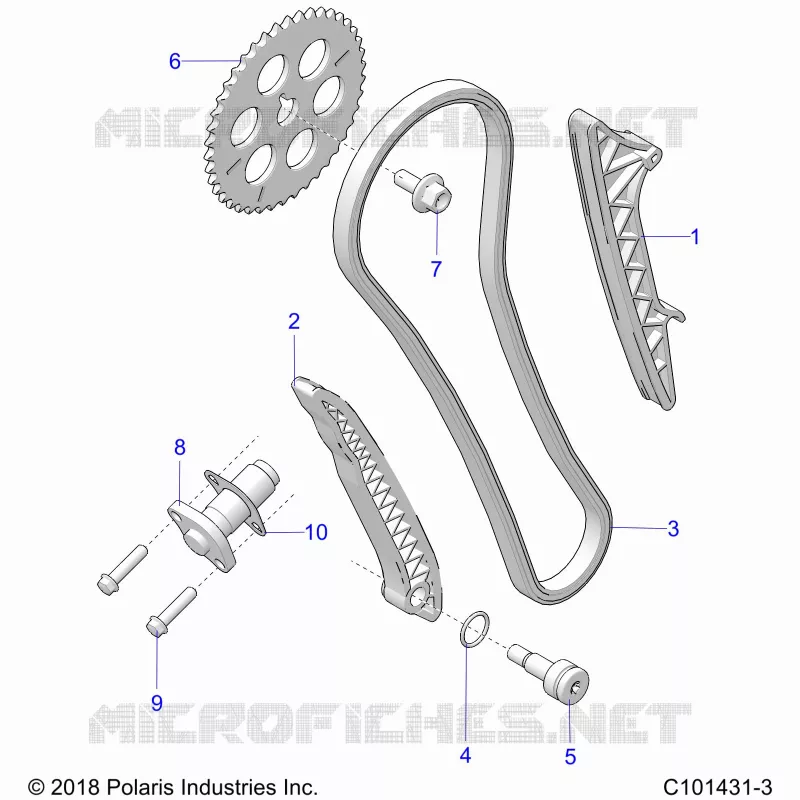 CHAINE DE DISTRIBUTION AND TENSIONER