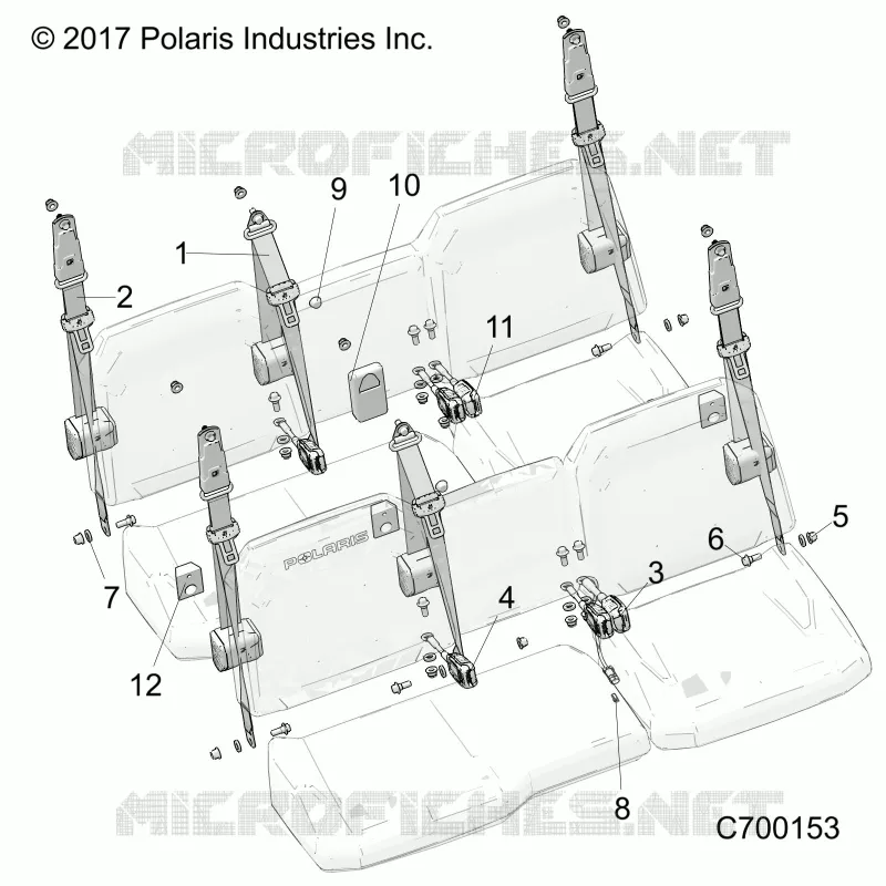 SIEGE BELT MOUNTING