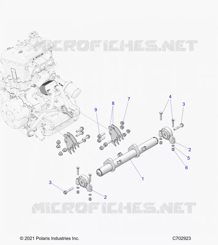 MOTEUR, MOUNTING & LONG BLOCK