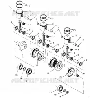 PISTON ET VILEBREQUIN XLT TOURING 0952857 AND  EUROPEAN XLT TOURING E952857 (4929172917C010)