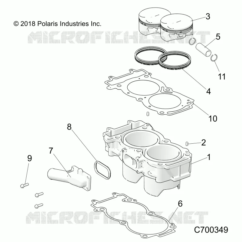 CYLINDRE AND PISTON