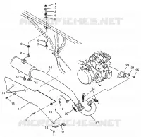 ECHAPPEMENT BIG BOSS 6X6 400L W97AE38A (4940814081A012)
