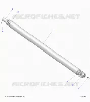SYSTÃˆME DE TRANSMISSION, PROP SHAFT,FRONT
