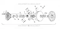 EMBRAYAGE DE TRANSMISSION 500 SP (4920222022025A)