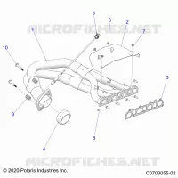 ENGINE, ECHAPPEMENT, HEADPIPE AND RELATED