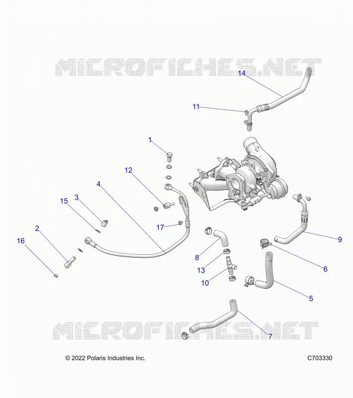 ENGINE, TURBO, COOLING AND OIL