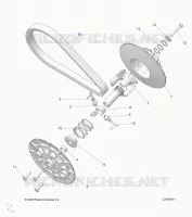 SYSTÃˆME DE TRANSMISSION, SECONDARY CLUTCH
