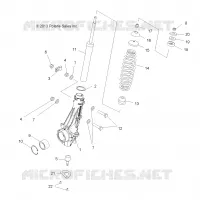 SUSPENSION, JAMBE DE FORCE AVANT