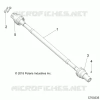SYSTÃˆME DE TRANSMISSION, REAR PROP SHAFT