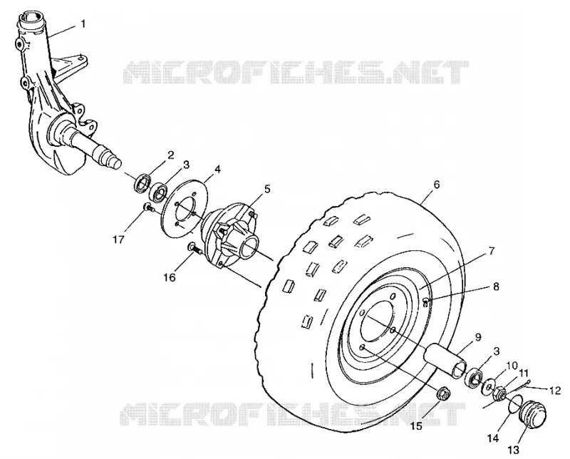 ROUE AVANT Magnum 2X4 W97AA42A (4940704070B003)