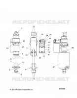 SUSPENSION, AMORTISSEUR AVANT TRACK (7044878)