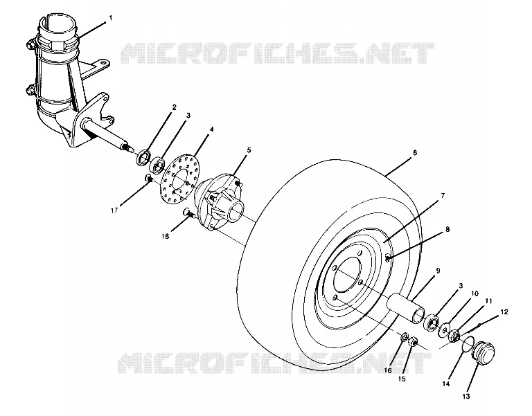 ROUE AVANT   TRAIL BOSS (4919771977015A)