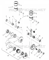 PISTON ET VILEBREQUIN WIDETRAK LX 0952064 AND  EUROPEAN WIDETRAK LX E952064 (4928942894C010)