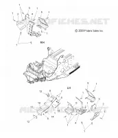 CHASSIS, REPOSE PIEDS AND PROTECTION D'EMBRAYAGE