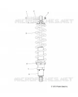 SUSPENSION, AMORTISSEUR ARRIERE TRACK (7043994)
