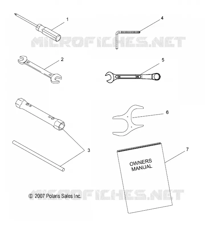OUTILS and MANUEL DU PROPRIETAIRE