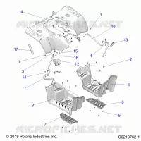 CARROSSERIE ARRIERE CAB AND FOOTWELL