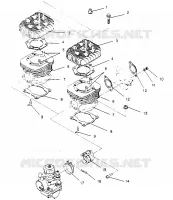CYLINDRE SPORT 0950443, SPORT TOURING 0950243  and EUROPEAN SPORT (4928822882C012)